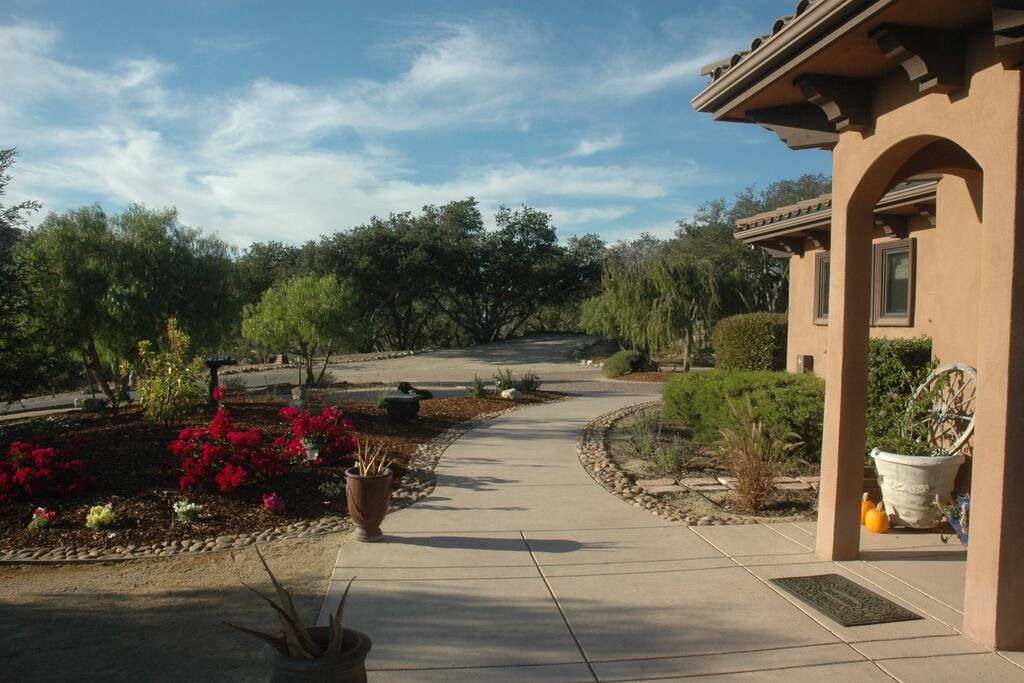 Pathway to guest bedroom