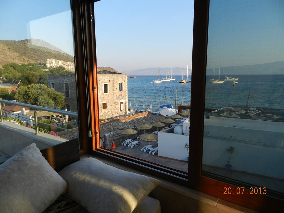 view from living room - open front