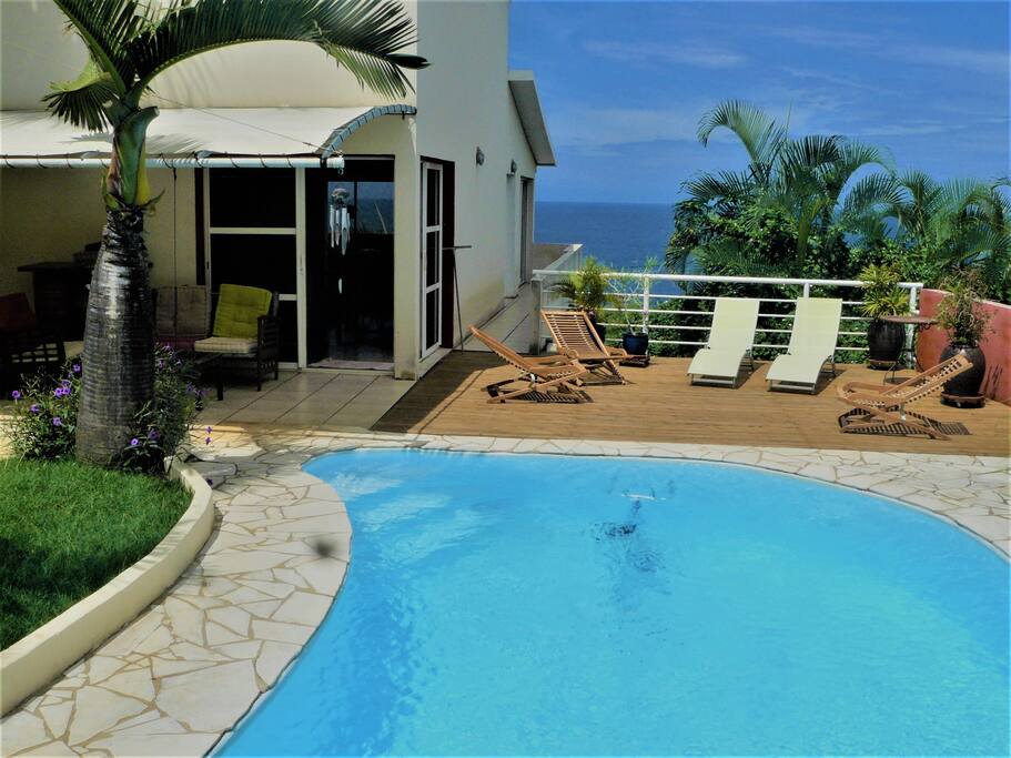 Terrasse bain de soleil