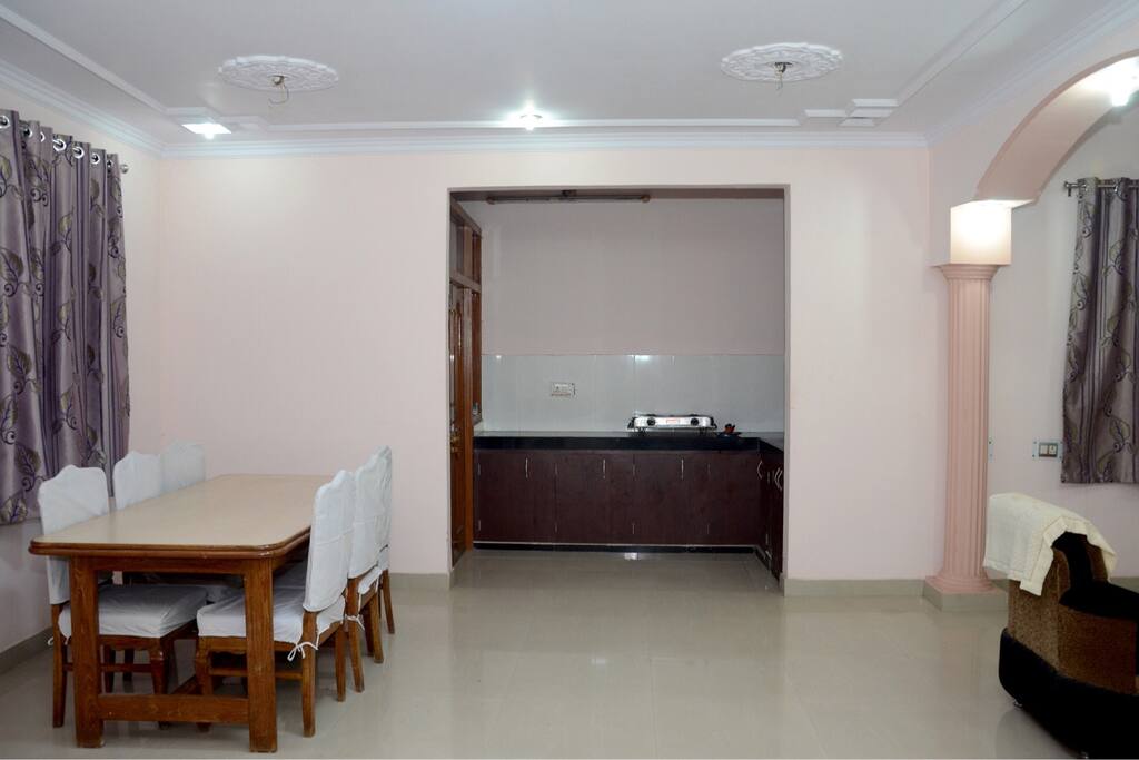 Dinning area and kitchen