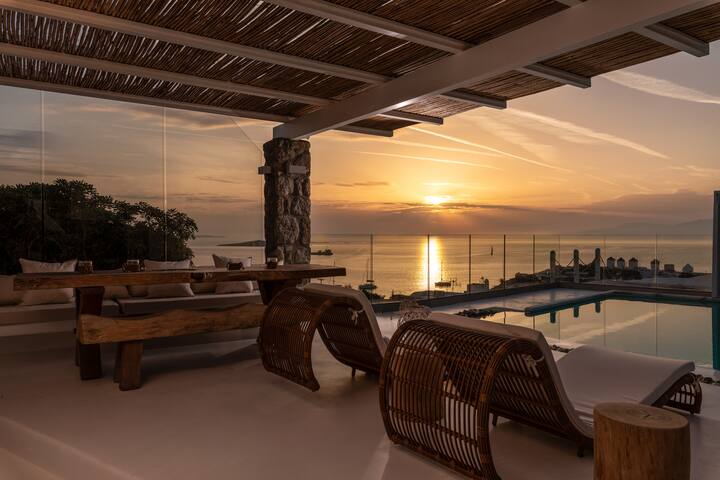 Ocean View Villa Mykonos Center 3 Min Walk to Town gallery image 3