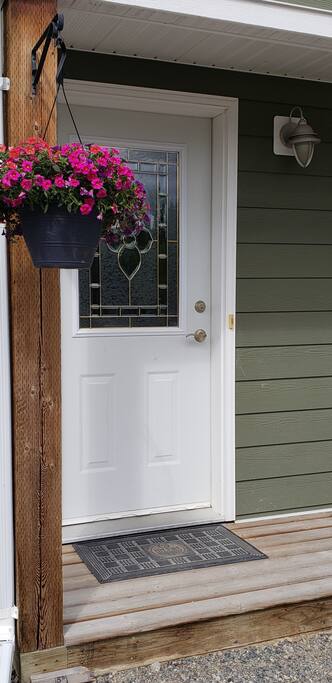 Front door of duplex