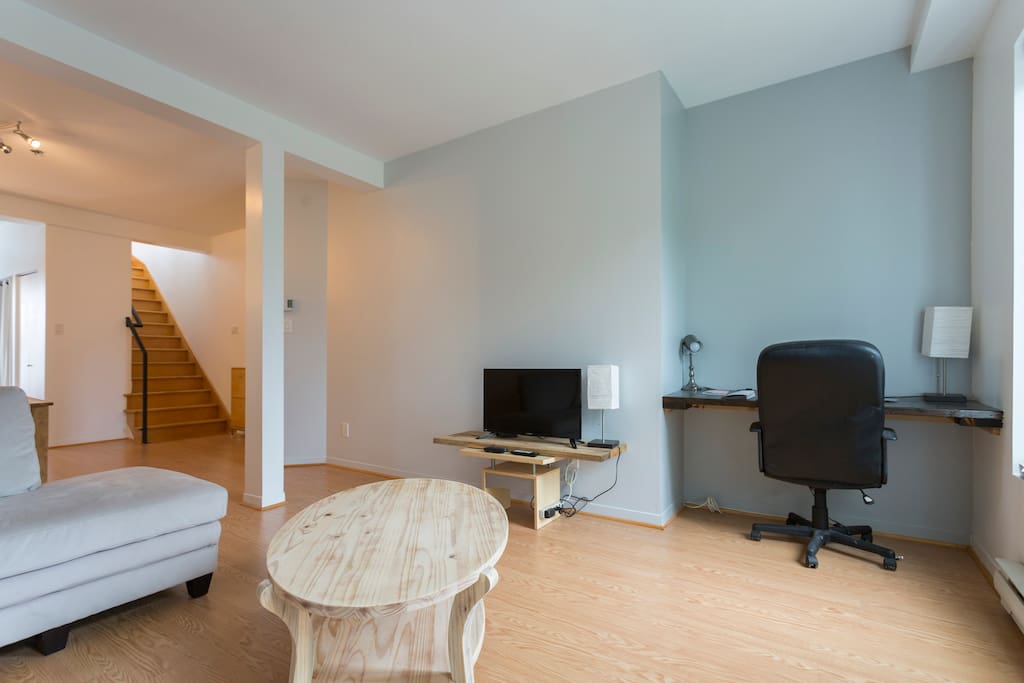 Salon + station de travail