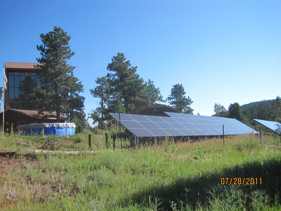 2010 PV panels, house, pool