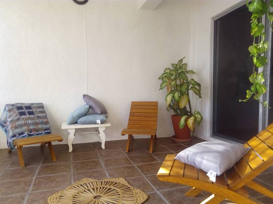 Zona descanso terraza