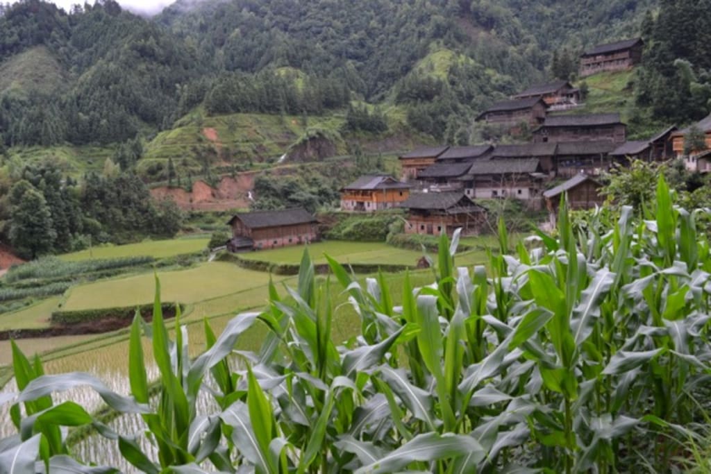 view of the village from the other side