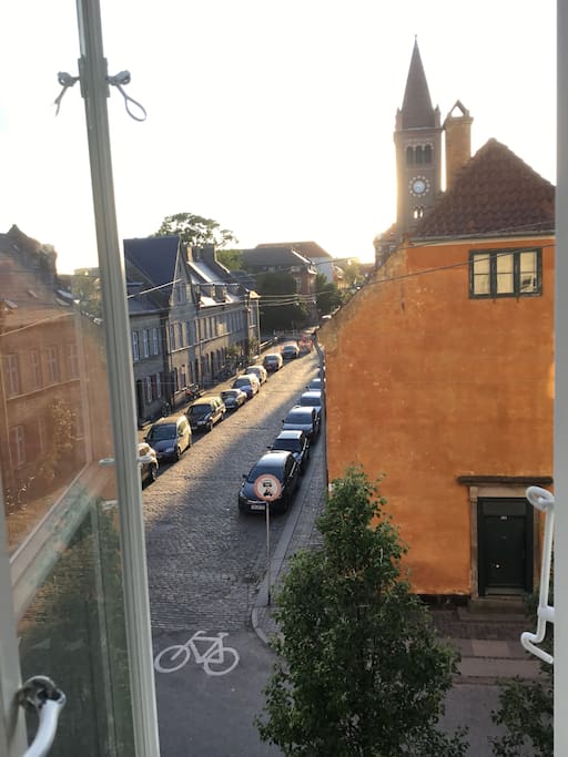 View from corner window