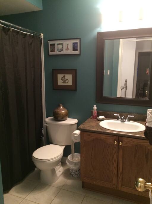 Main Private Bathroom with Shower and Tub