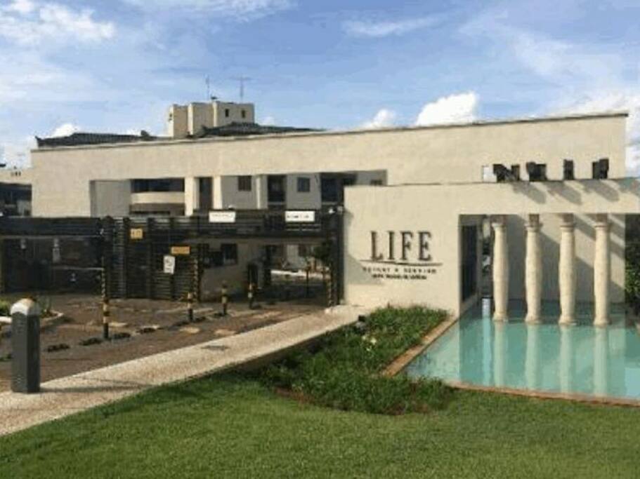 Entrada do condomínio