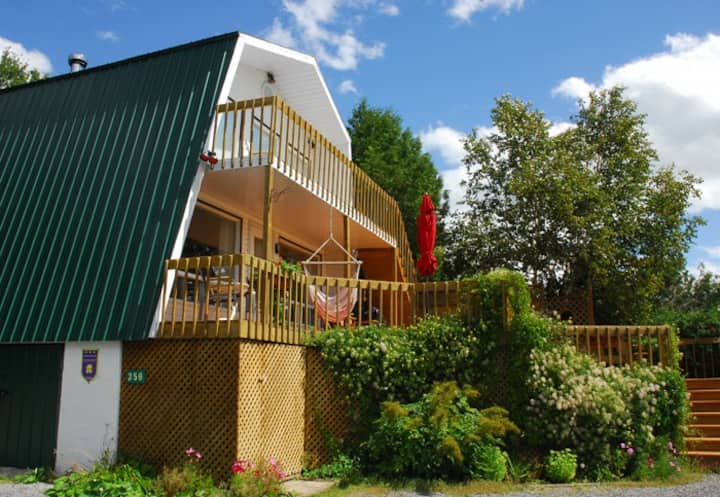 The green roof chalet