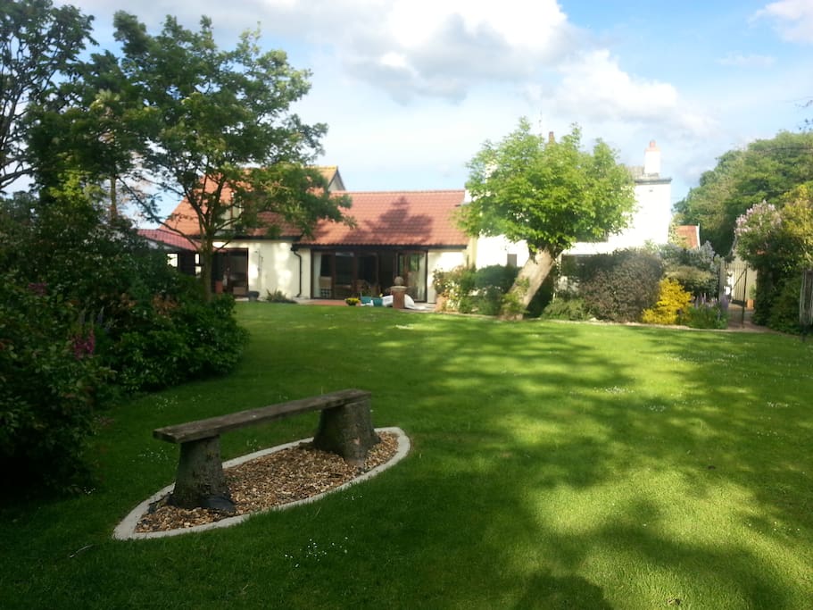 mid-garden back of house view