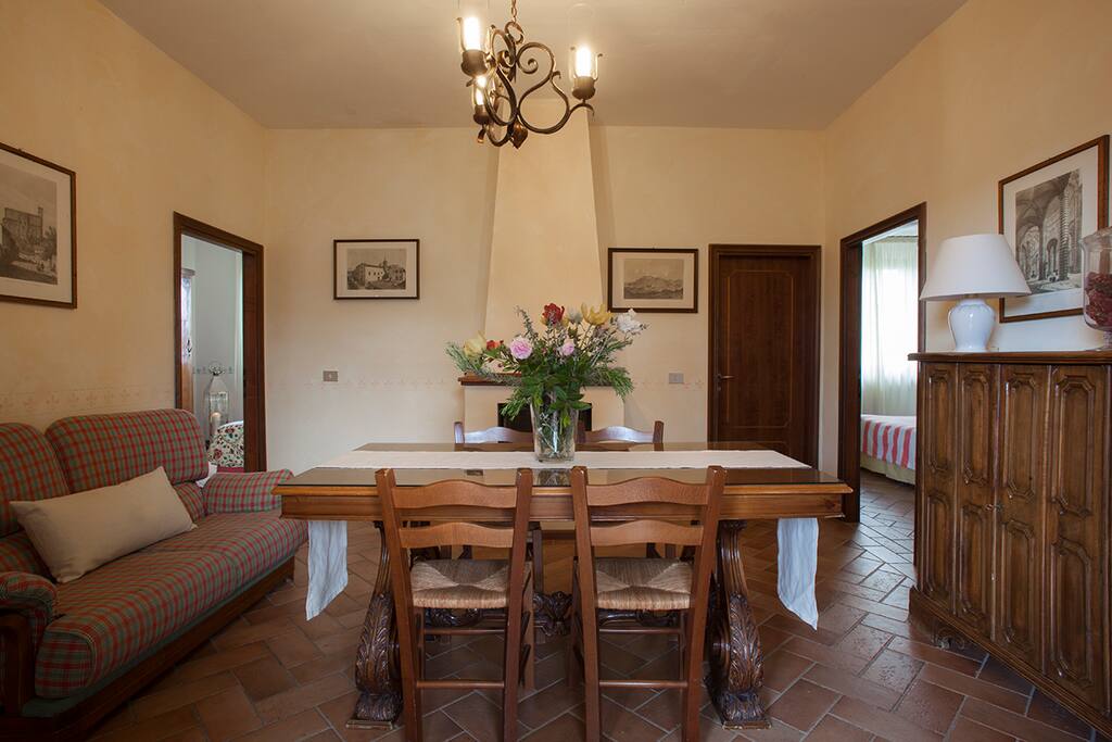The dining room