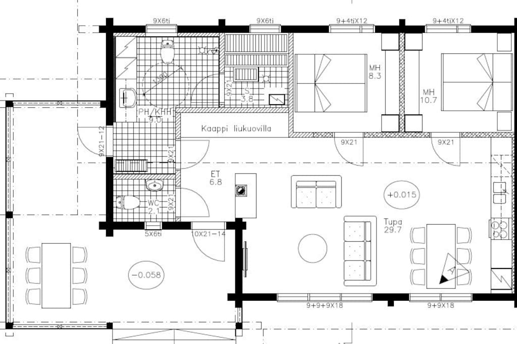 DeLuxe Villa Nightingale floor plan