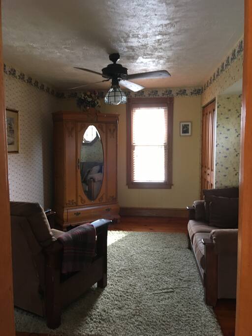 Living room with tv/internet