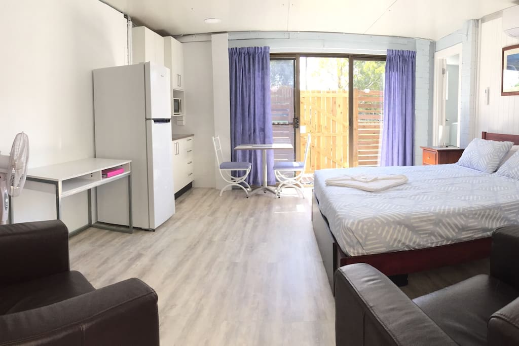 Clean and neat, king size bed