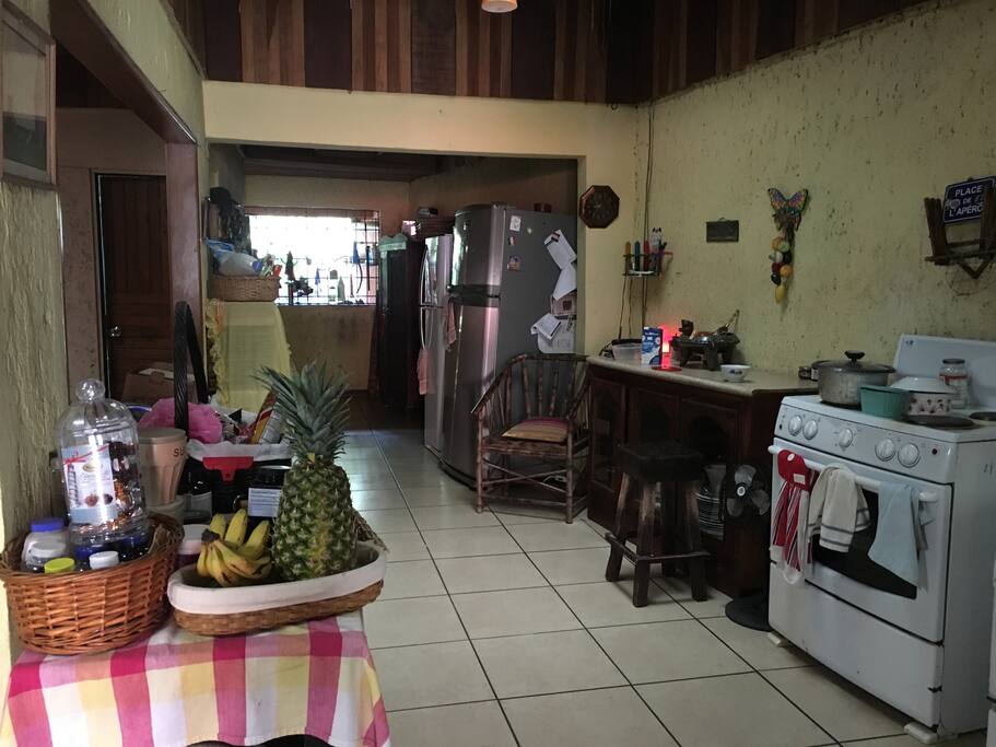 This is the kitchen, for you to use it whenever you want!