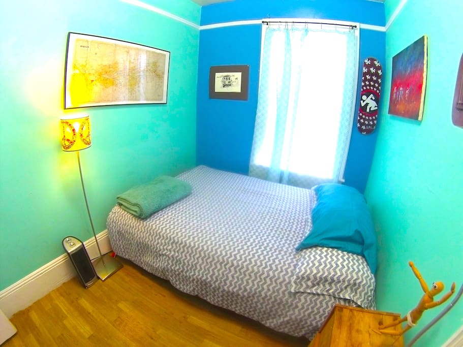 Double Bed, lots of natural light