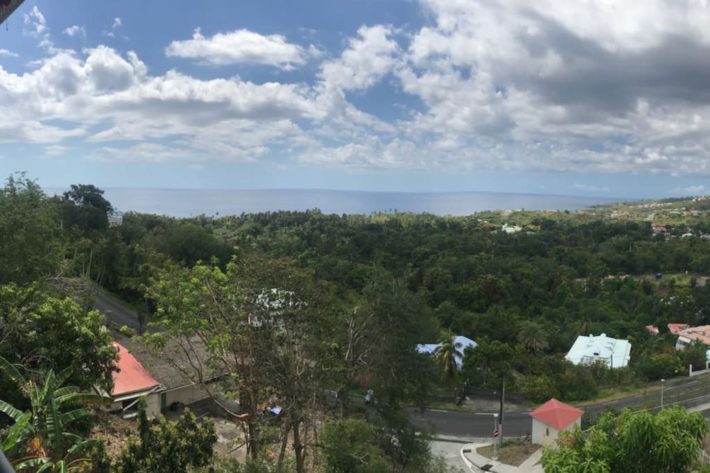 Vue sur mer de la terrasse