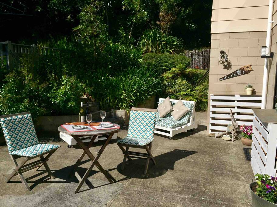Your own outside area.