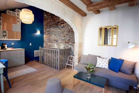 Le Refuge Nantais, duplex near the cathedrale