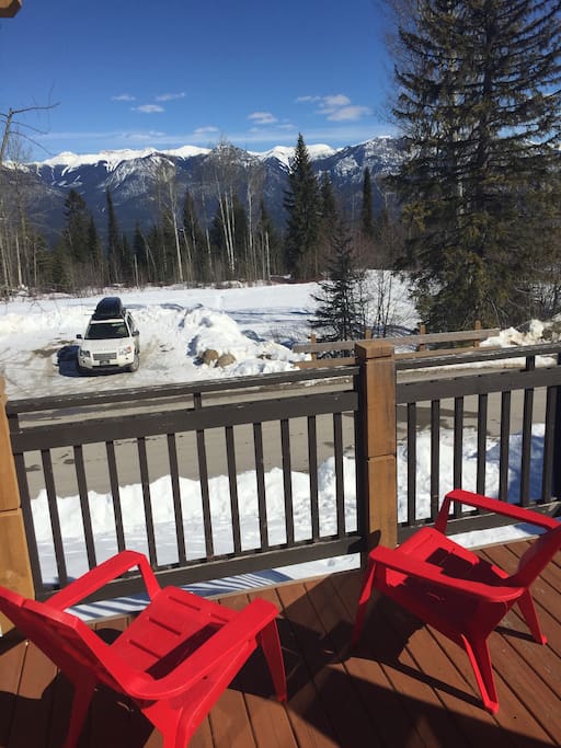 Stunning views from the deck!