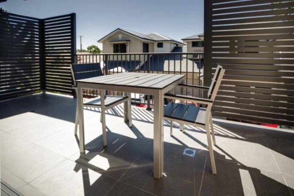 Private Balcony Area