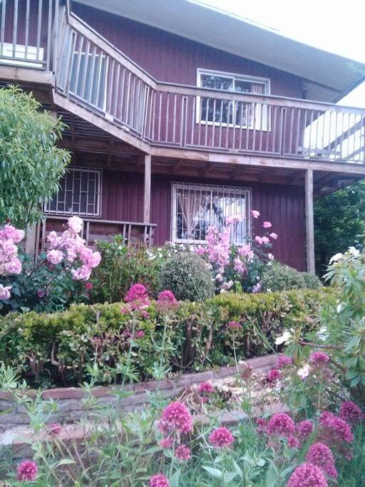 Casa en un barrio tranquillo. Tres cuadras de la playa.