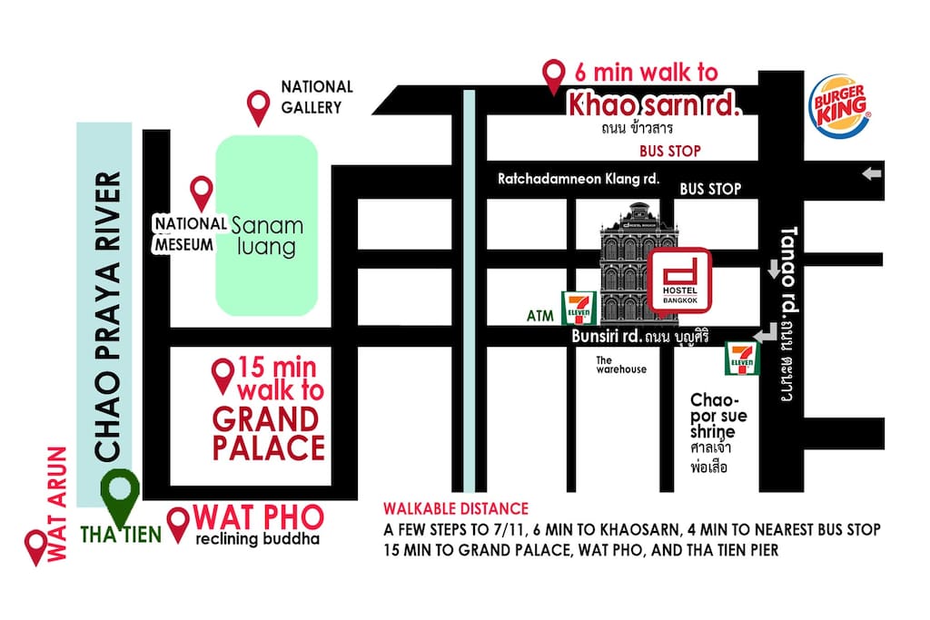 Super convenient location, most of the main attraction can be reached in walking distance,