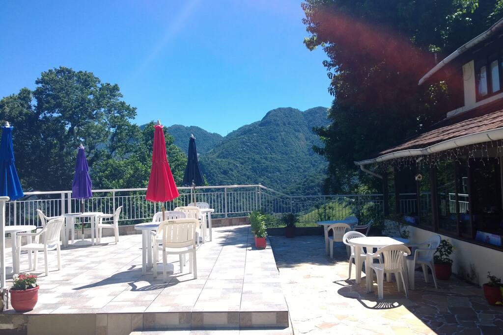 terraço piscina