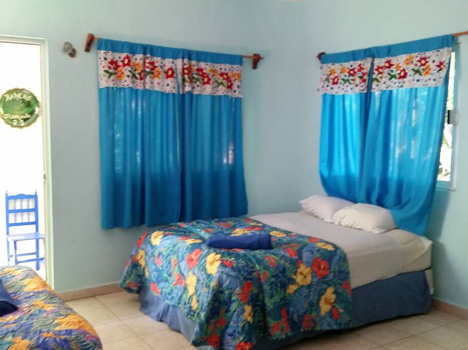 Inside one of our Casitas.
