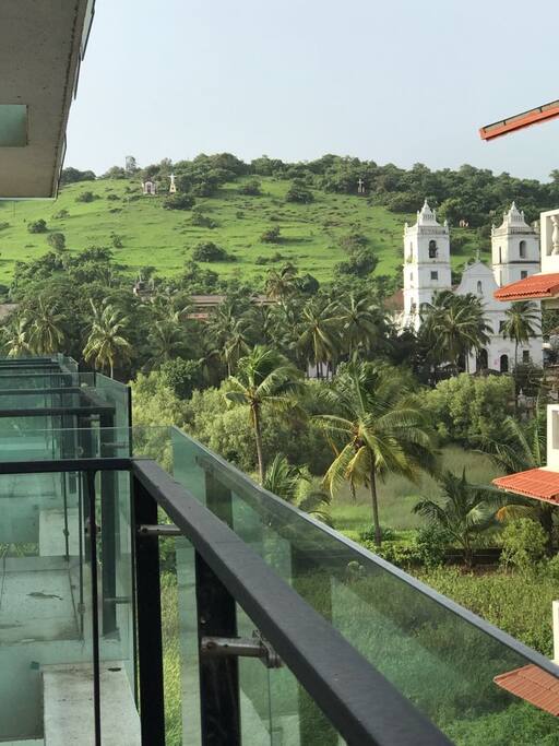 Candolim Church View From Balcony