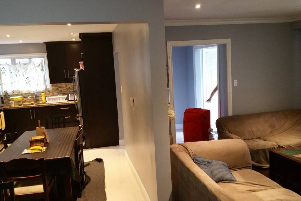 Kitchen and Family Room