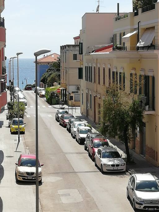 Vista mare dalla veranda