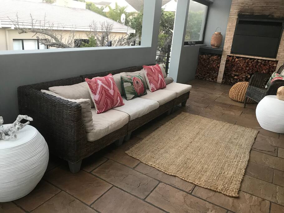 Patio with braai