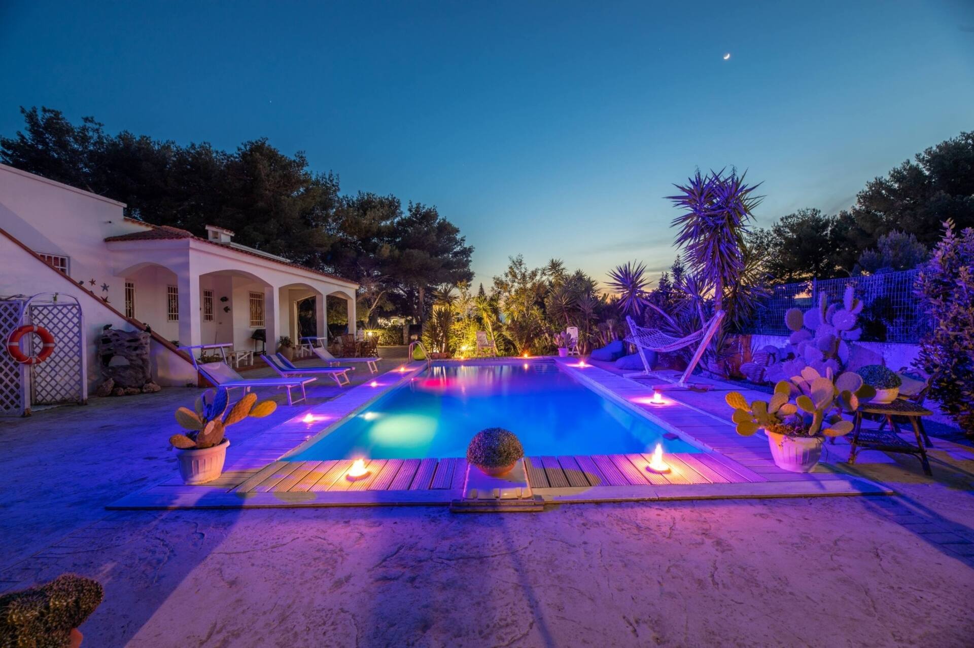 Villa with swimming pool and private pine forest 100 meters from the sea