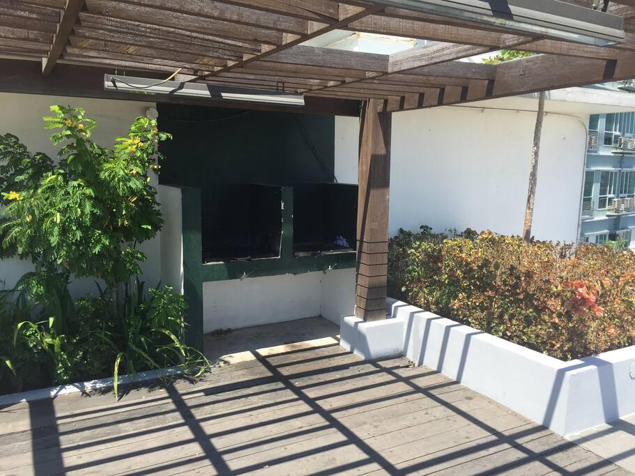 BBQ area on the Roof Top with great views