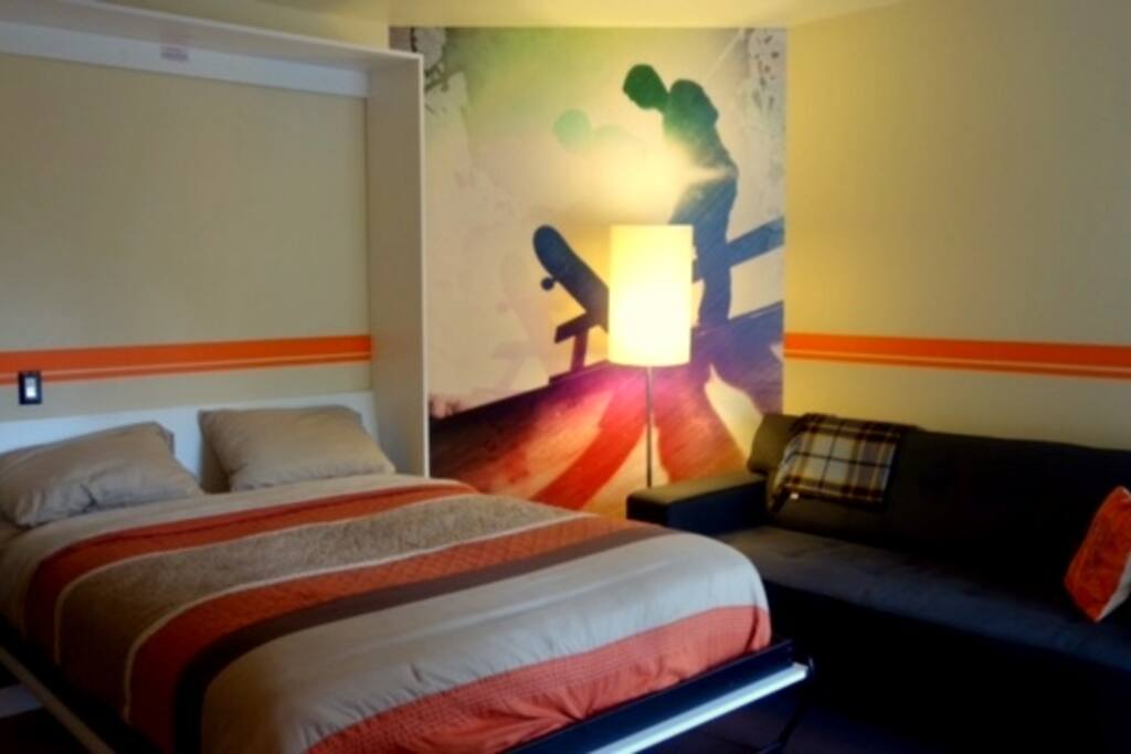Queen bed