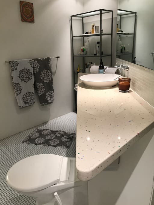 Large shower