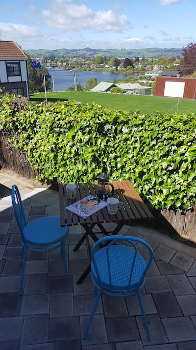 Private outdoor dining spot