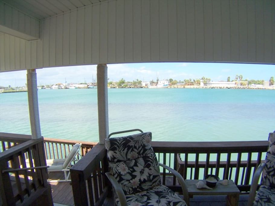 View of Intercoastal waterway from deck-watch the dolphins swim by or fish from your own private dock!