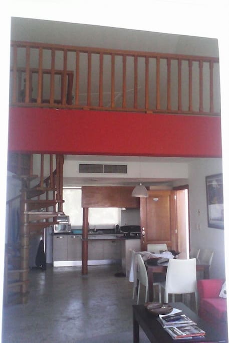 Second floor its equipped with two beds.