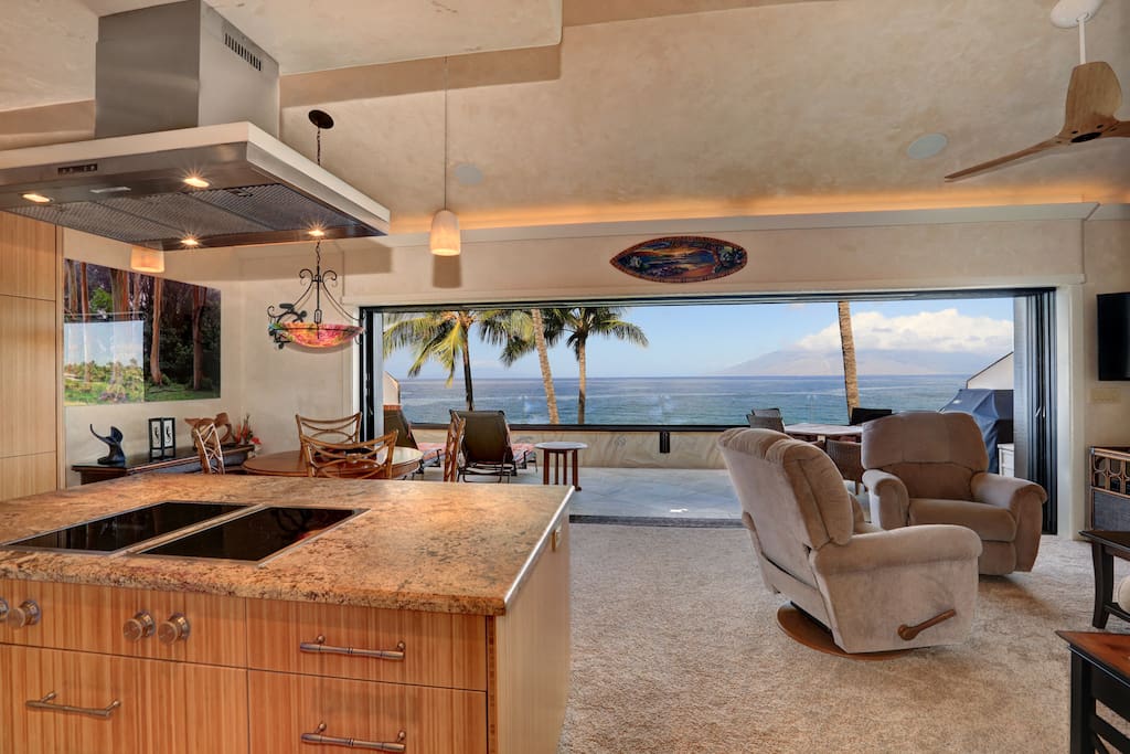 Stunning Ocean View as soon as you walk in the door!