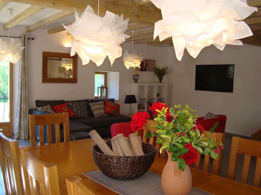 Plenty of room for dining and relaxing
