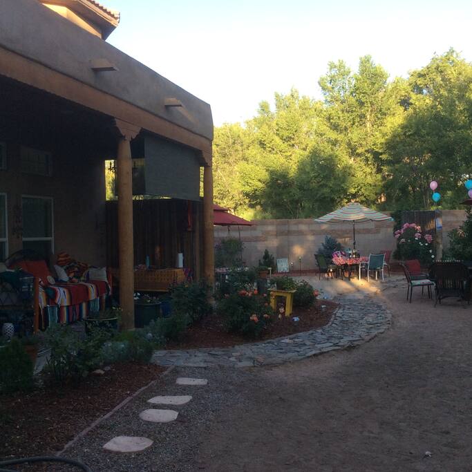 Porch and outdoor area
