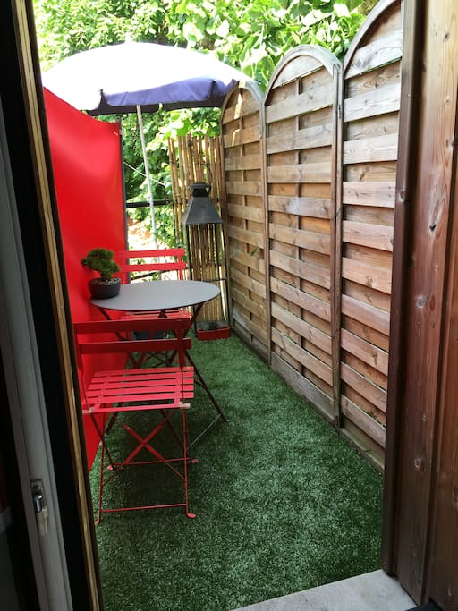 Terrasse de la chambre parentale.