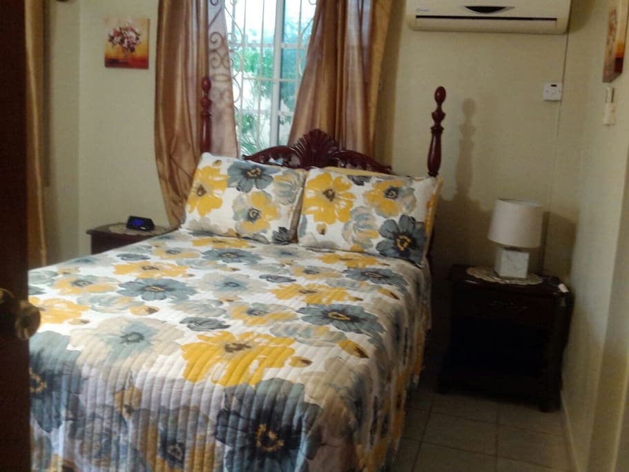 Partial view of bedroom