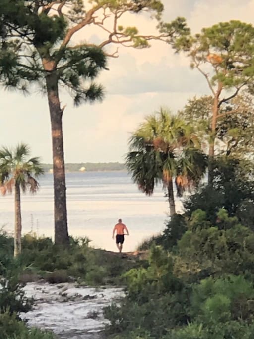 Our bay beach.