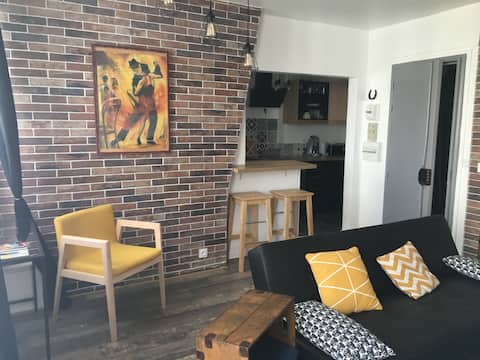 Top Airbnb: 2 rooms, 40m² fully equipped near to Paris in Aubervilliers