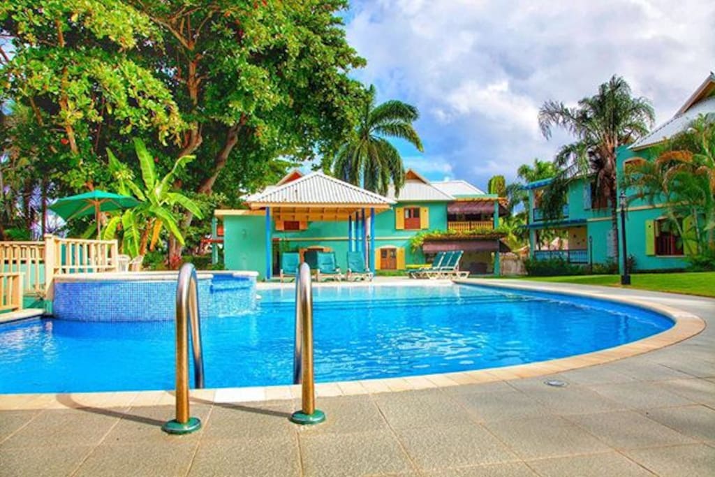 Enjoy the view from the pool...