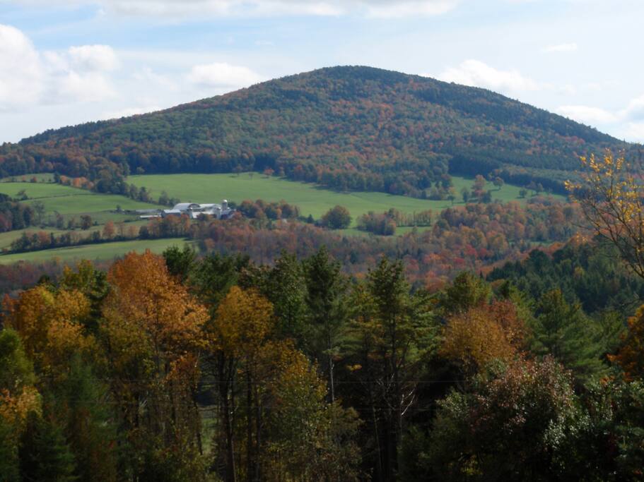 The view to the south